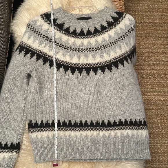 Nili Lotan alpaca fair isle sweater - Picture 6 of 13